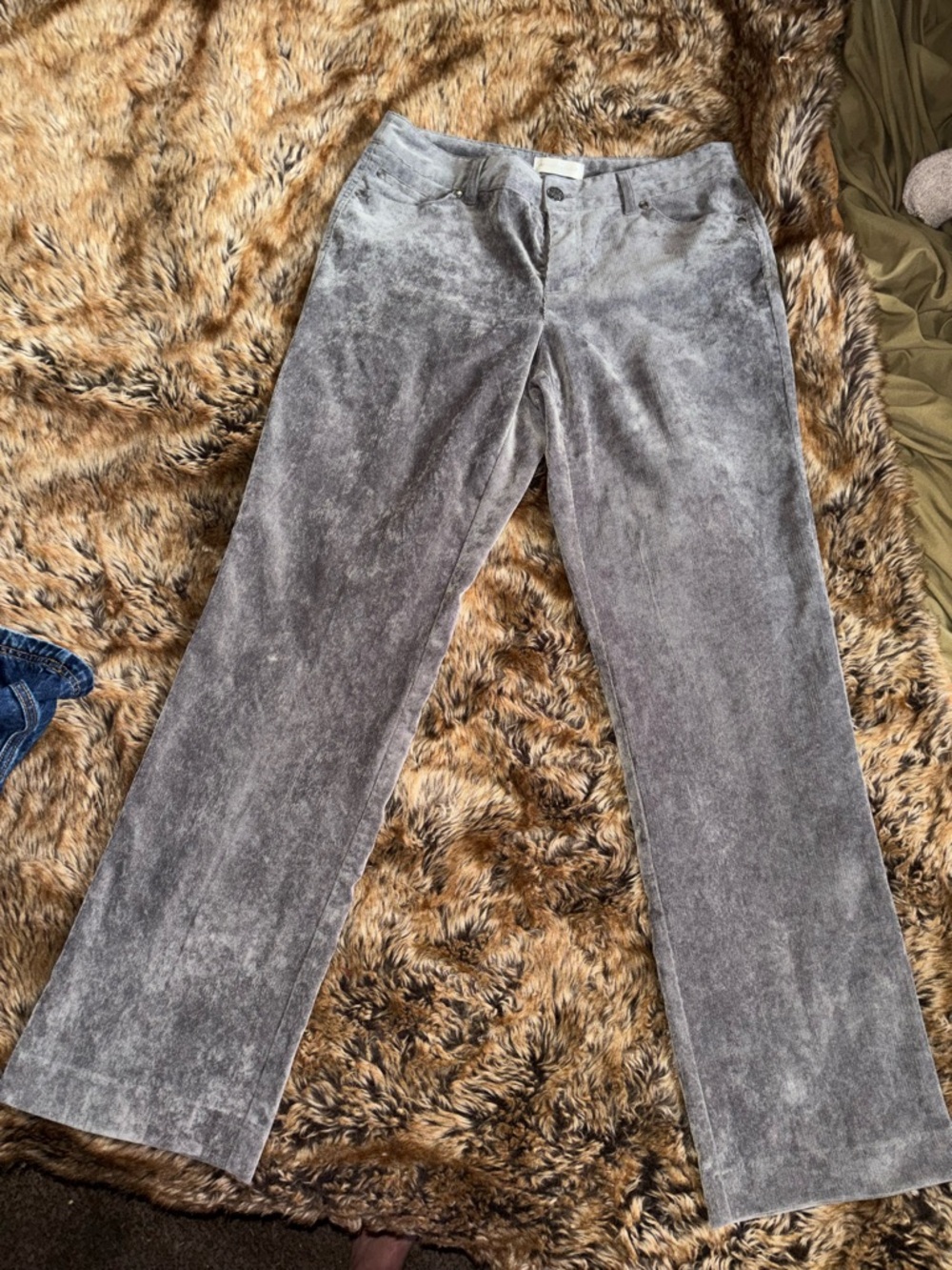 Silver Christopher & Banks 90s Corduroy Pants
